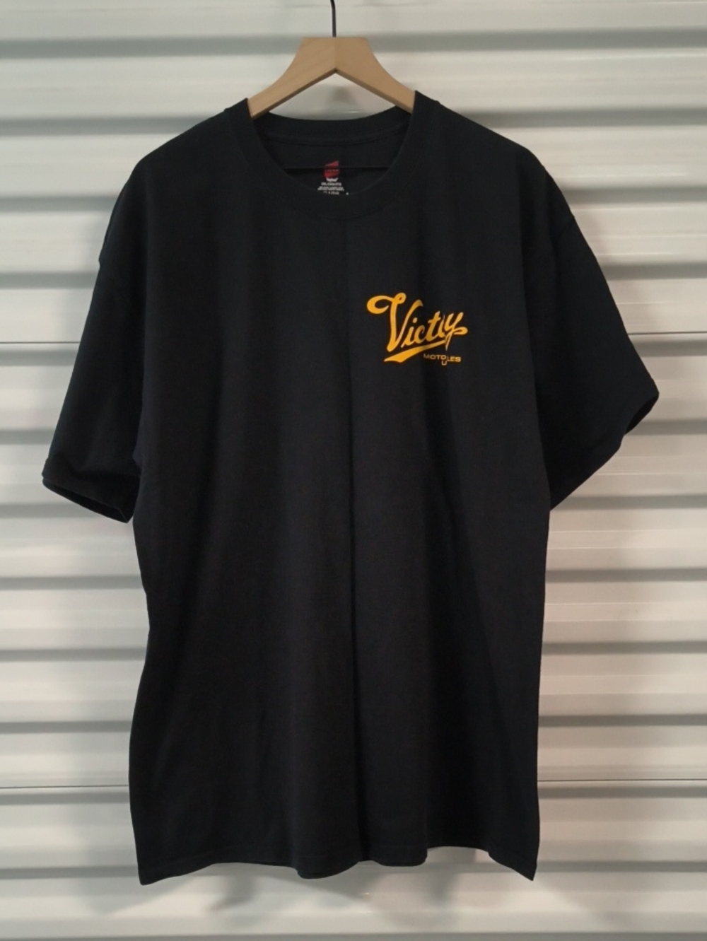 Vtg Victory Motorcycle USA Graphic Crewneck Short Sleeve T-shirt 2XL